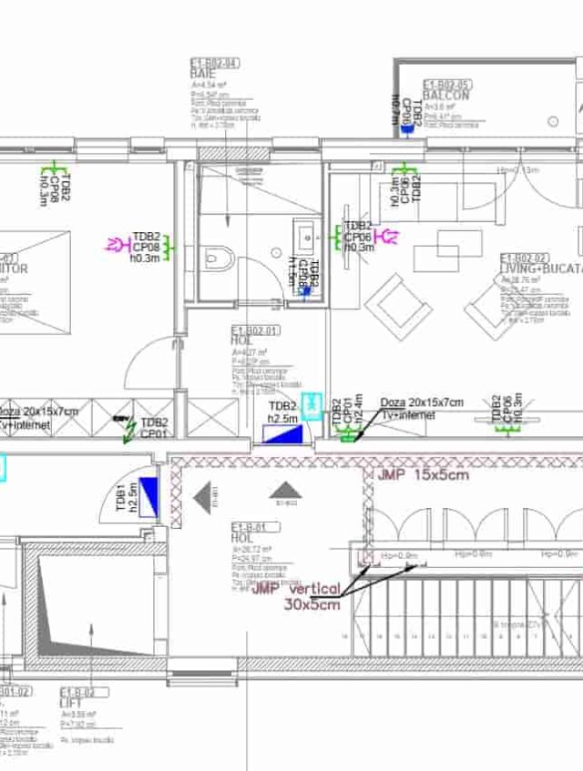 plan instalatie electrica apartament 1